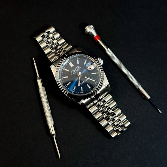 SEIKOJUST NAVY BLUE - NH35 AUTOMATIC WATCH