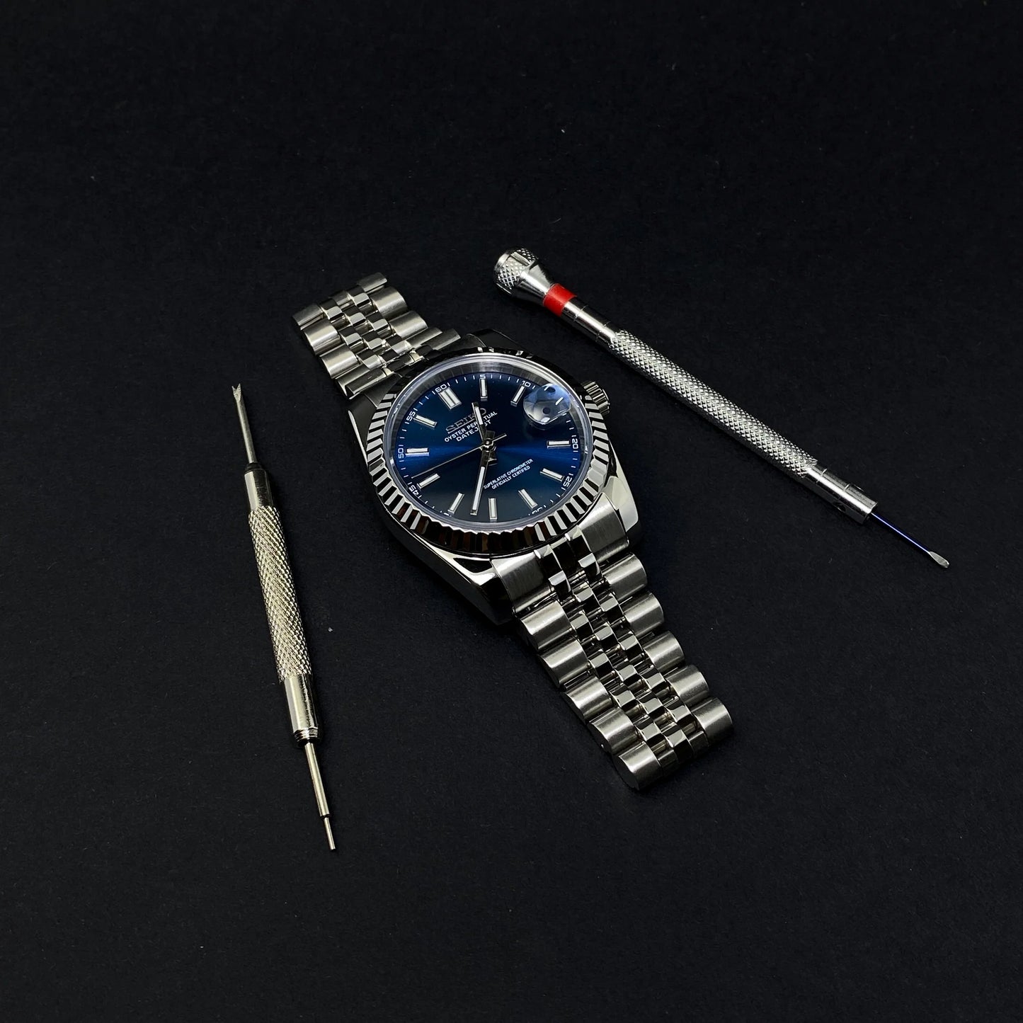 SEIKOJUST NAVY BLUE - NH35 AUTOMATIC WATCH